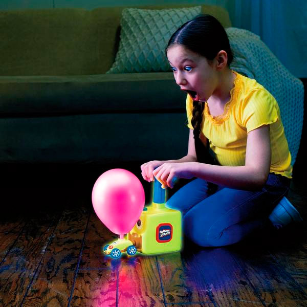 Ballonbetriebenes Spielzeugset inkl. zahlreichem Zubehör Balloon Zoom 1+1