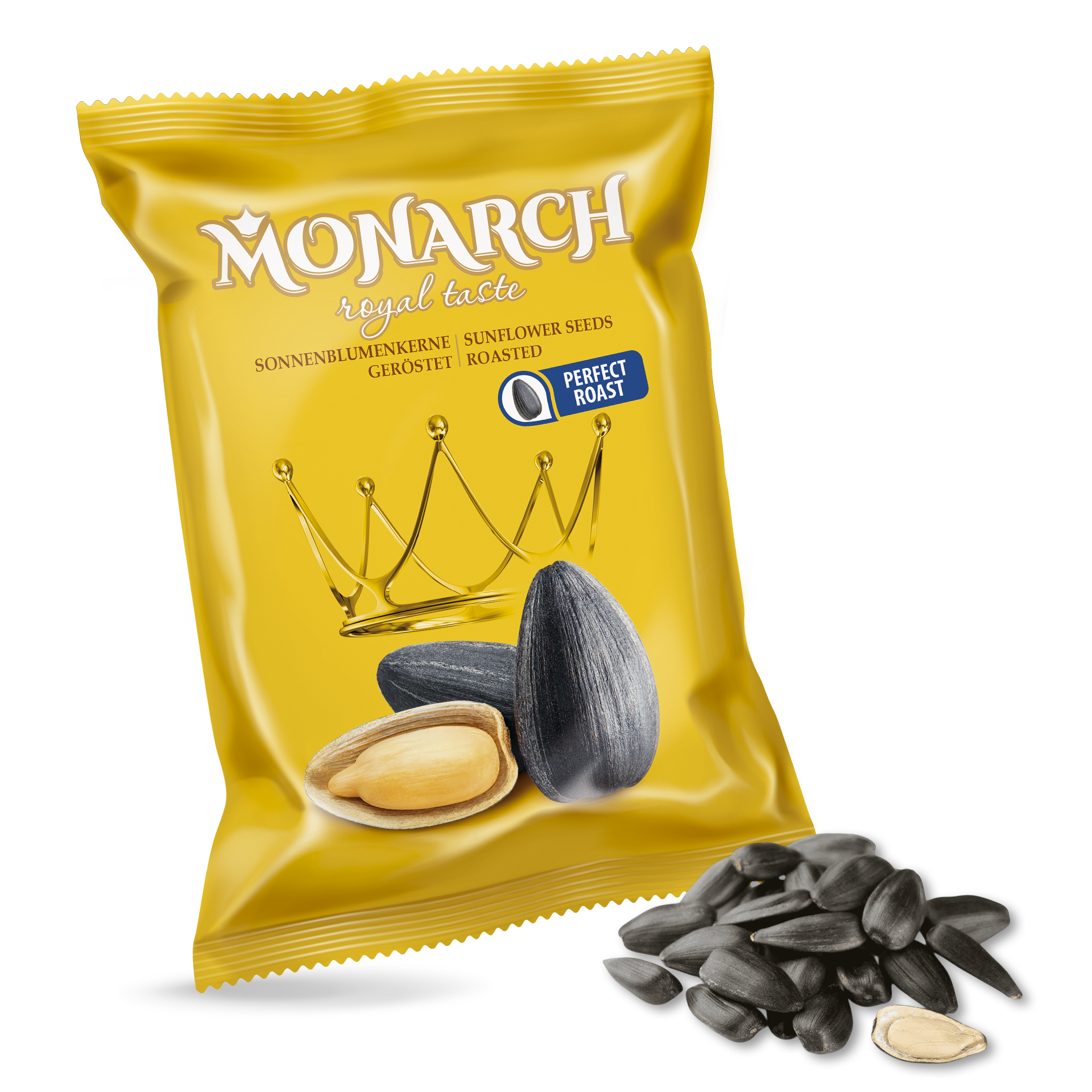 Monarch™ Sonnenblumenkerne — geröstet, schwarz