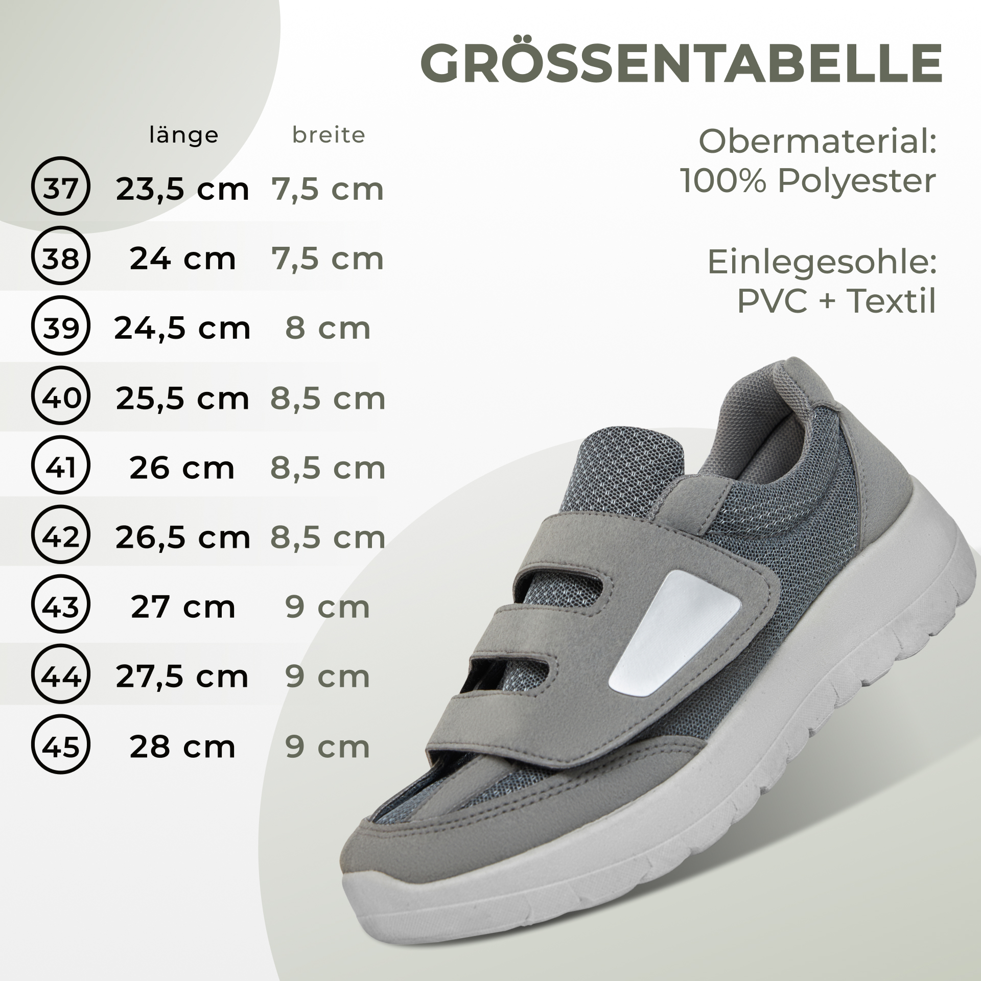 Universal-Klettverschluss-Turnschuhe "Ortex"