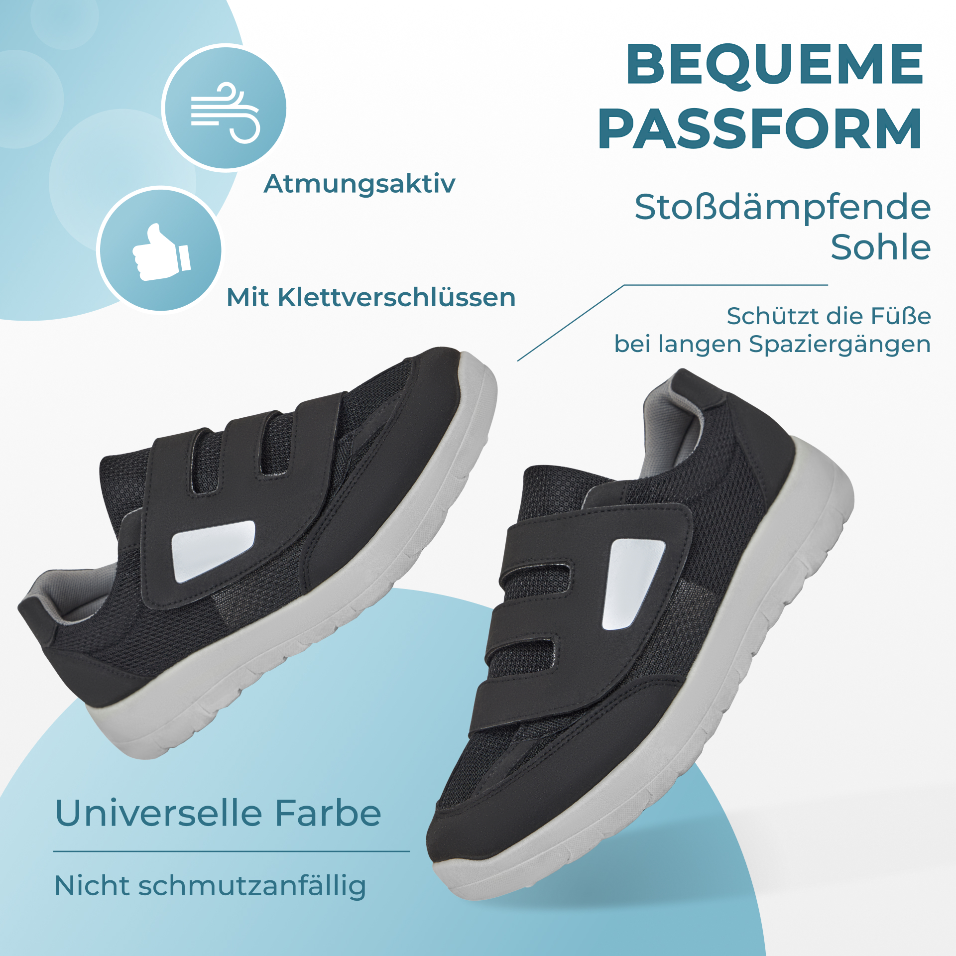 Universal-Klettverschluss-Turnschuhe "Ortex"