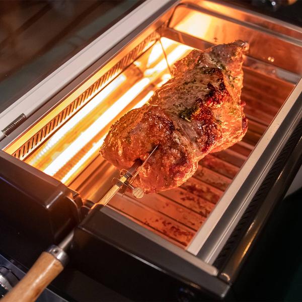 Tischgrill Livington Rotisserie Chef inkl. Zubehör GRATIS