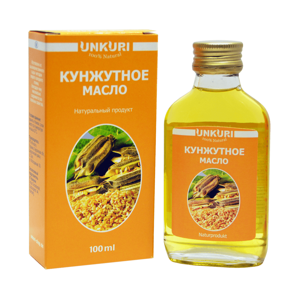 Масло кунжутное, 100 мл