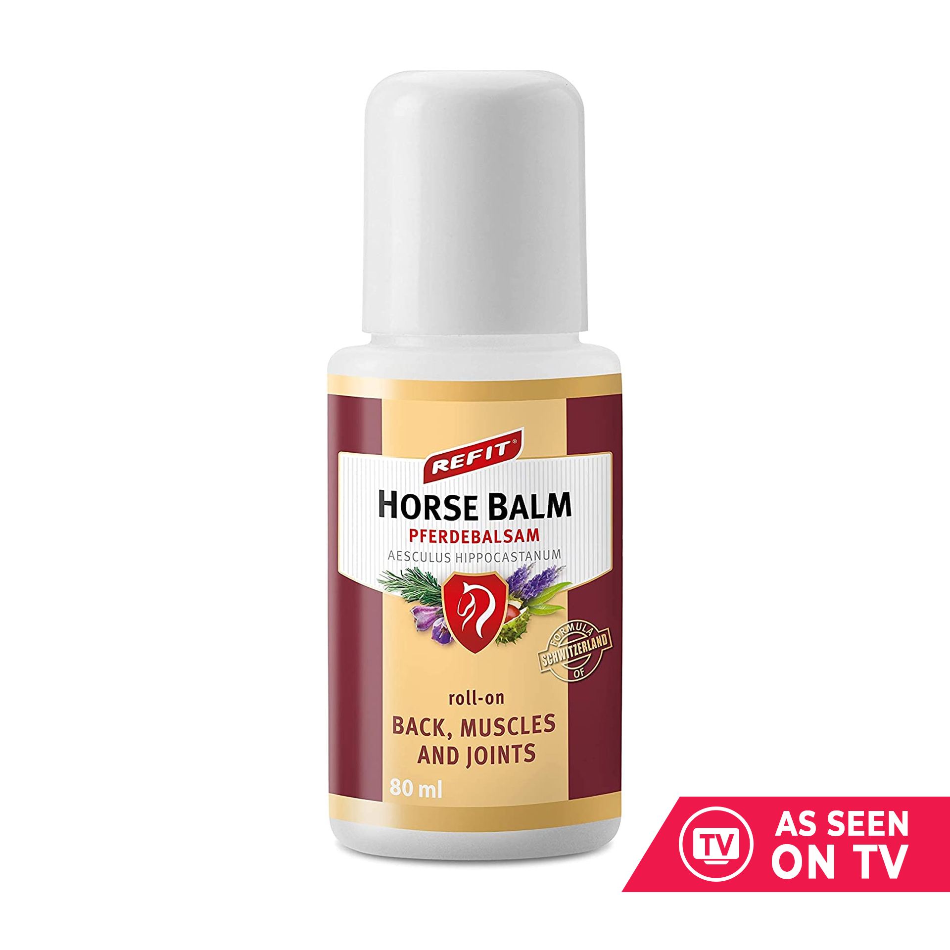 "Horse Balm" 80 ml Roll-On, Extra Strong Pain Gel Instant Effect