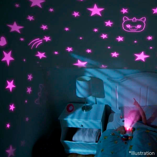 Star Belly Dream Lites Nachtlicht-Plüschtier, Regenbogen Einhorn