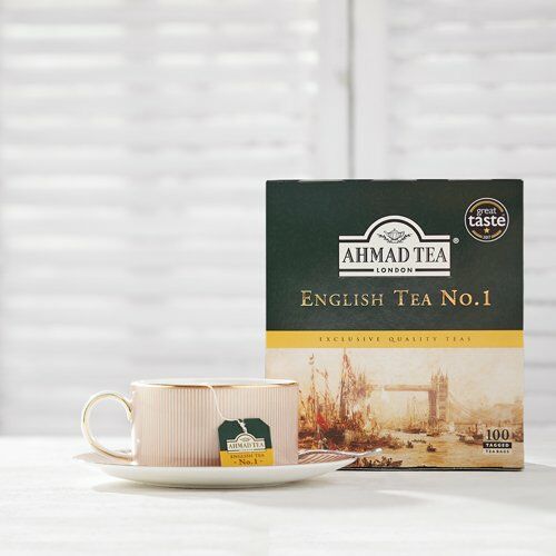 Чай английский черный N1 "Ahmad Tea", 100пак.х2г