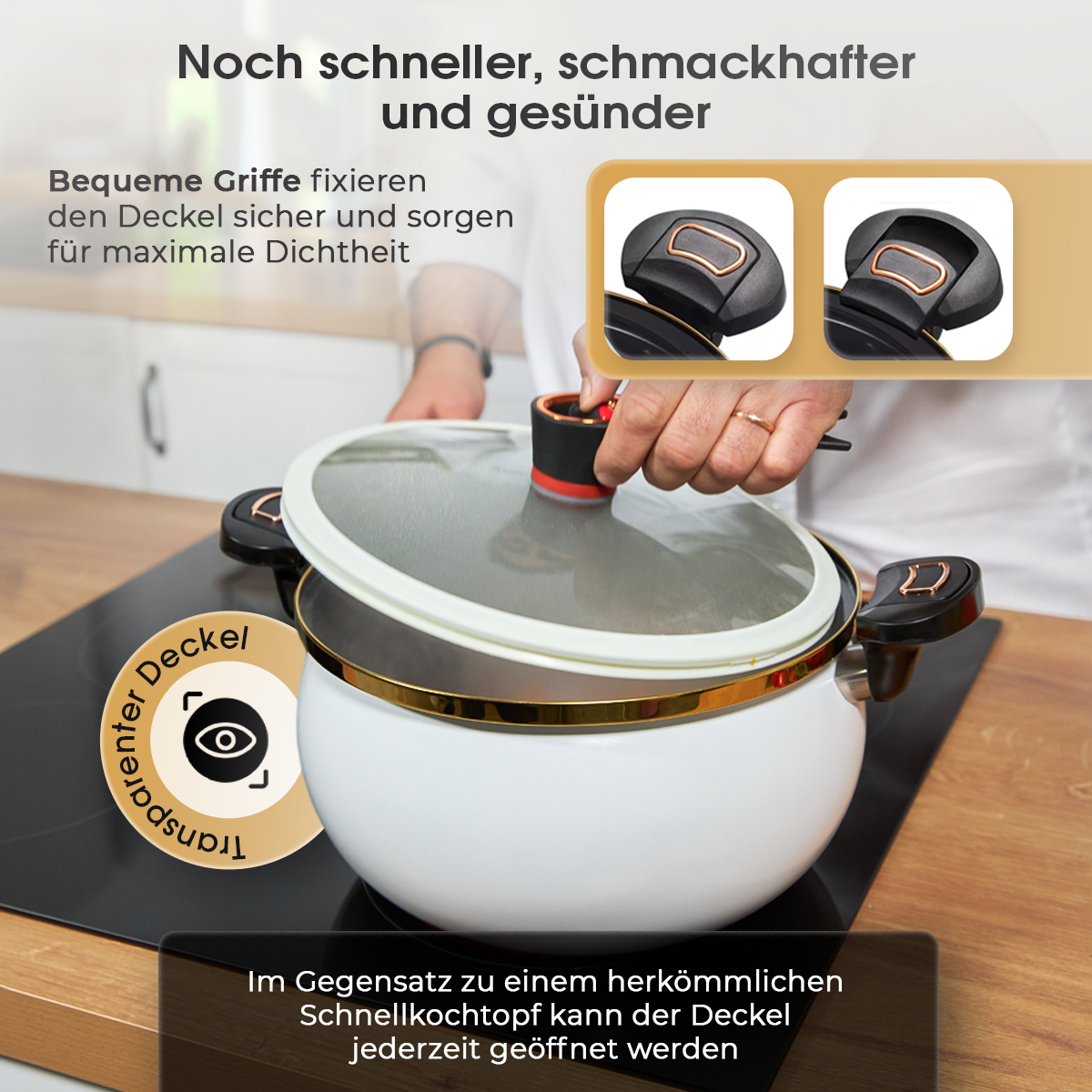 Der Chef Cooking Schnellkochtopf