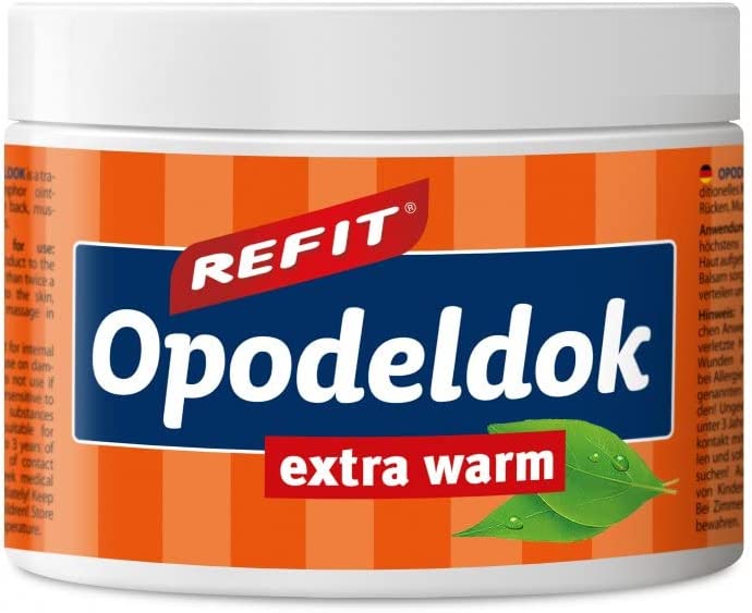 REFIT Opodeldok Extra Warm, Extra warmes Schmerzgel Hoher Gehalt an natürlichen Extrakten