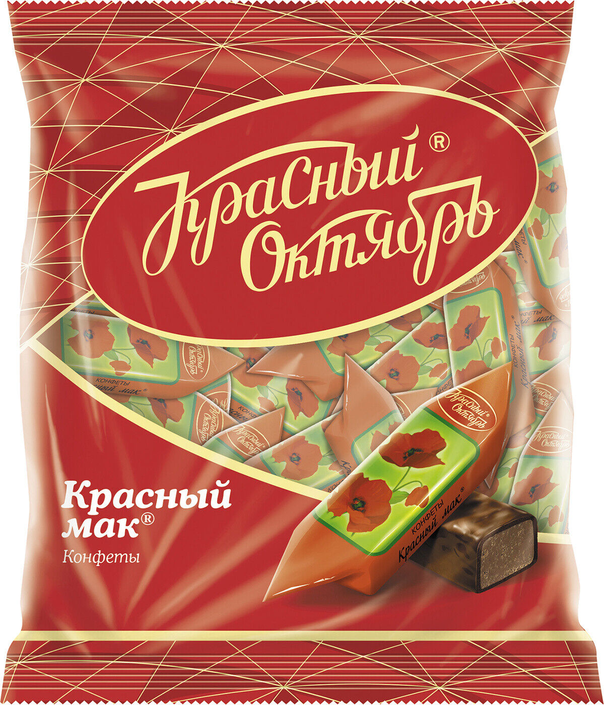 Конфеты Красный мак,  Красный Октябрь, 250г