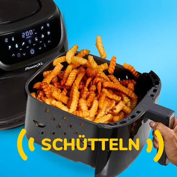 Аэрогриль/фритюрница с прозрачным окошком PowerXL Vortex PRO AirFryer 7в1