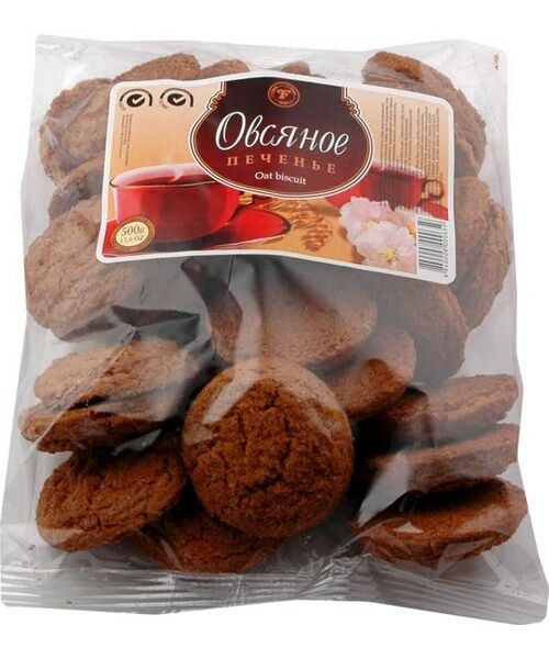 СЕТ: 6 x Овсяное печенье "Классическое", 500 г
