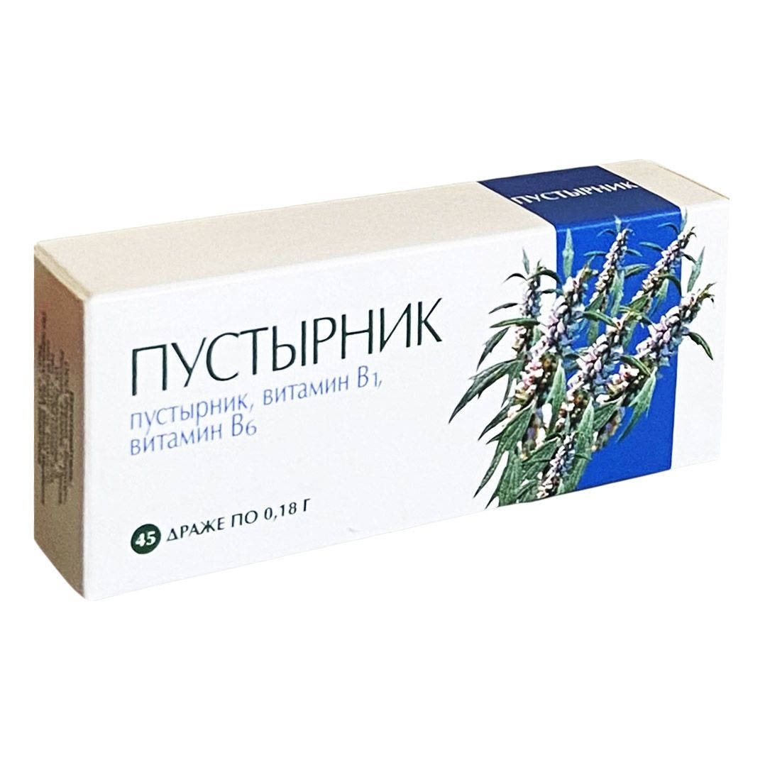 Пустырник + B1+B6, 45 драже
