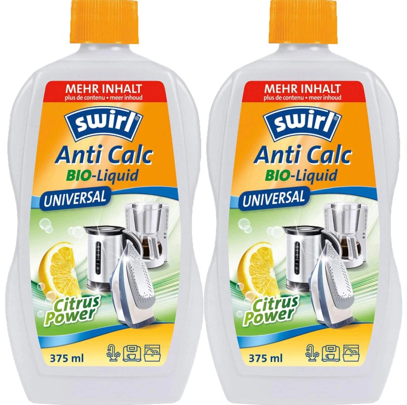 SET: 2 x Swirl® Anti Calc Bio-Liquid Universal – Entkalker 375 ml