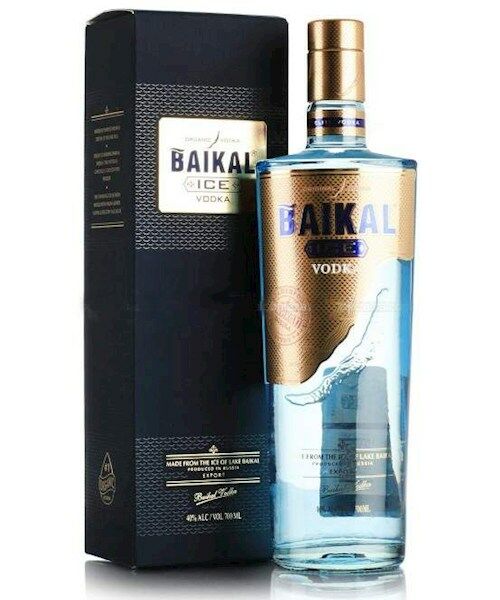 SET: 3 x Wodka „Baikal ICE“ im Geschenkkarton 0,7 Liter, 40%