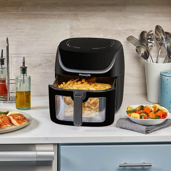 Аэрогриль/фритюрница с прозрачным окошком PowerXL Vortex PRO AirFryer 7в1