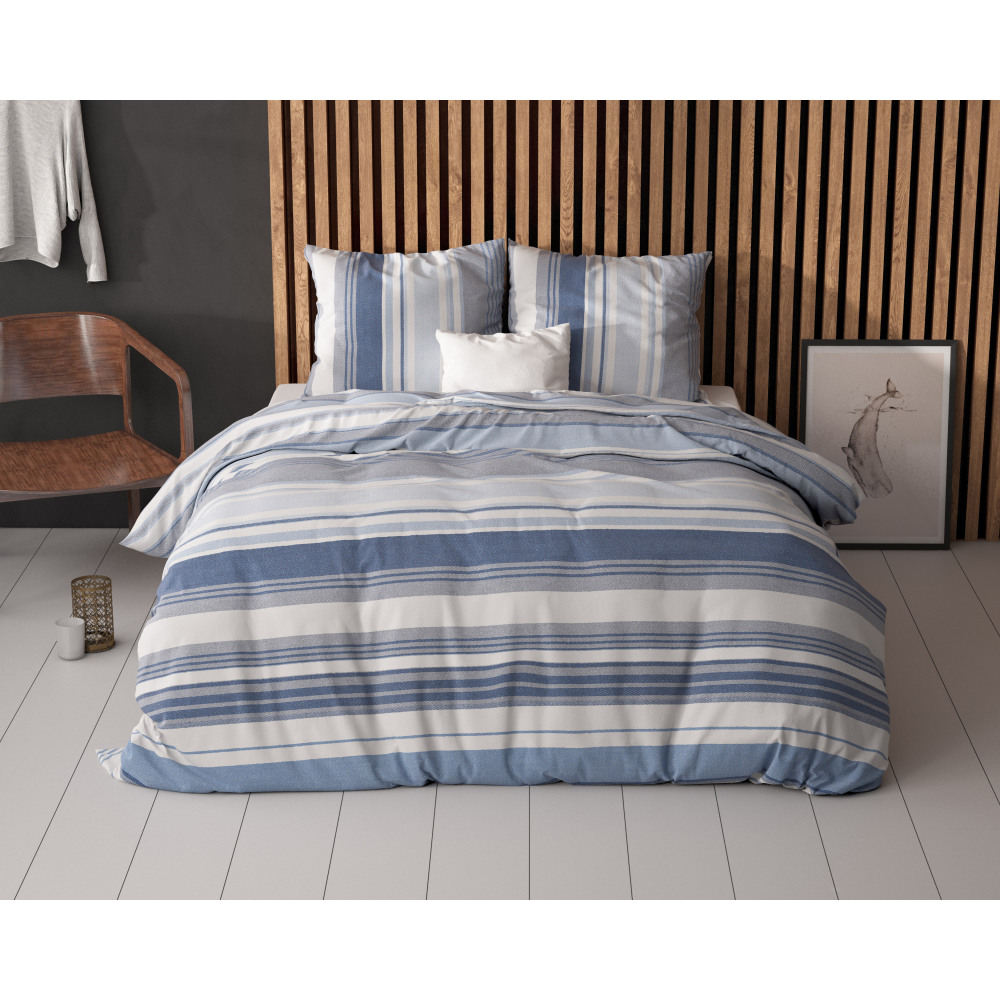 Комплект постельного белья Stripy Blue 140x200/220