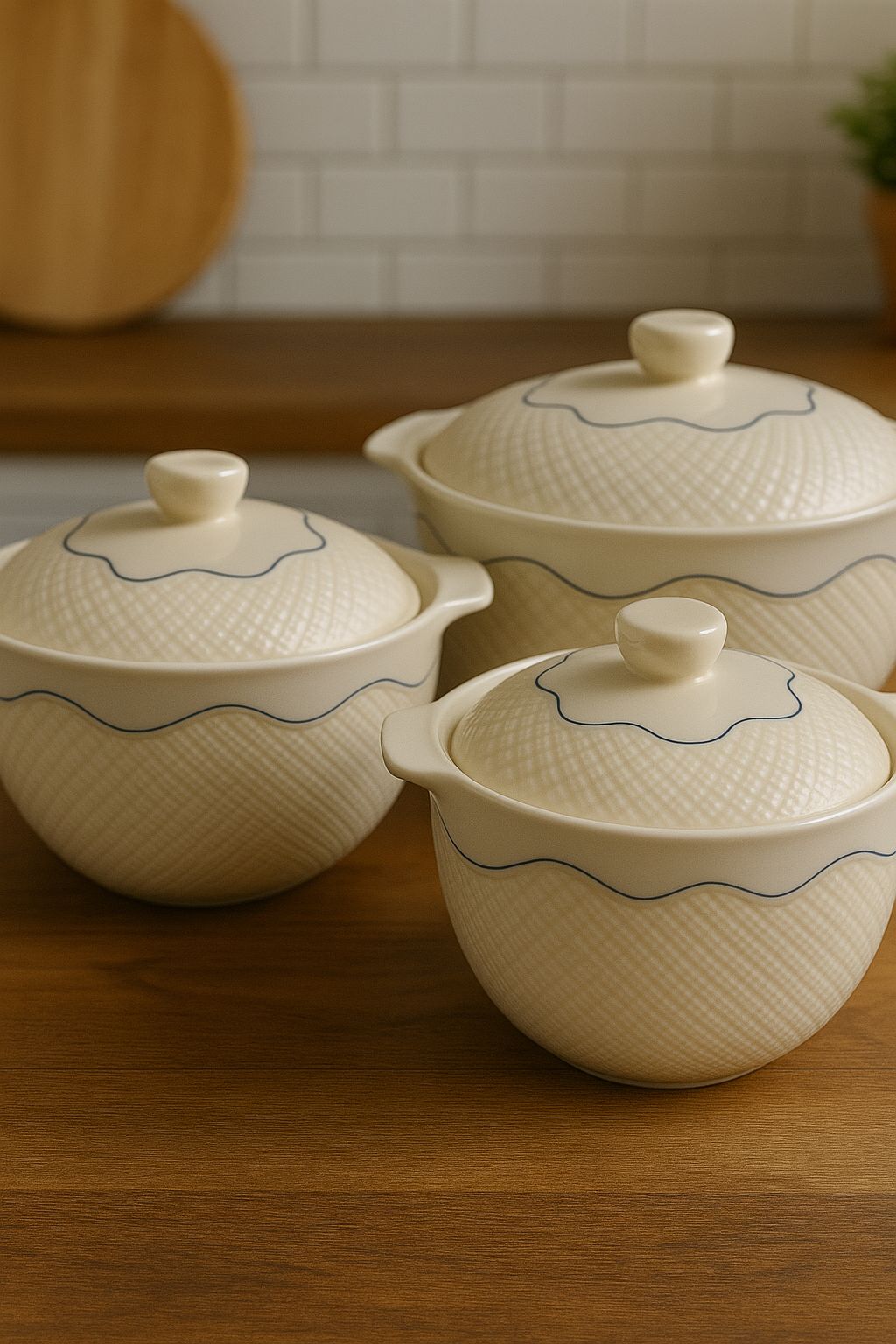 Набор керамических супниц (3 шт.) «Ариадна»