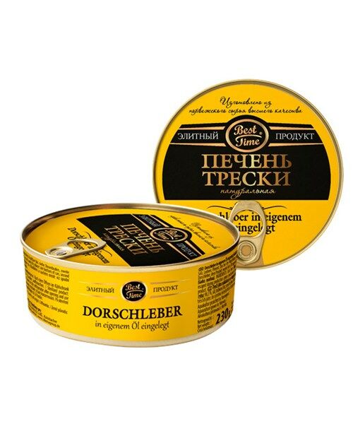 Dorschleber in eigenem Saft Best Time, 230g