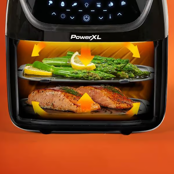 Аэрогриль/фритюрница с прозрачным окошком PowerXL Vortex PRO AirFryer 7в1