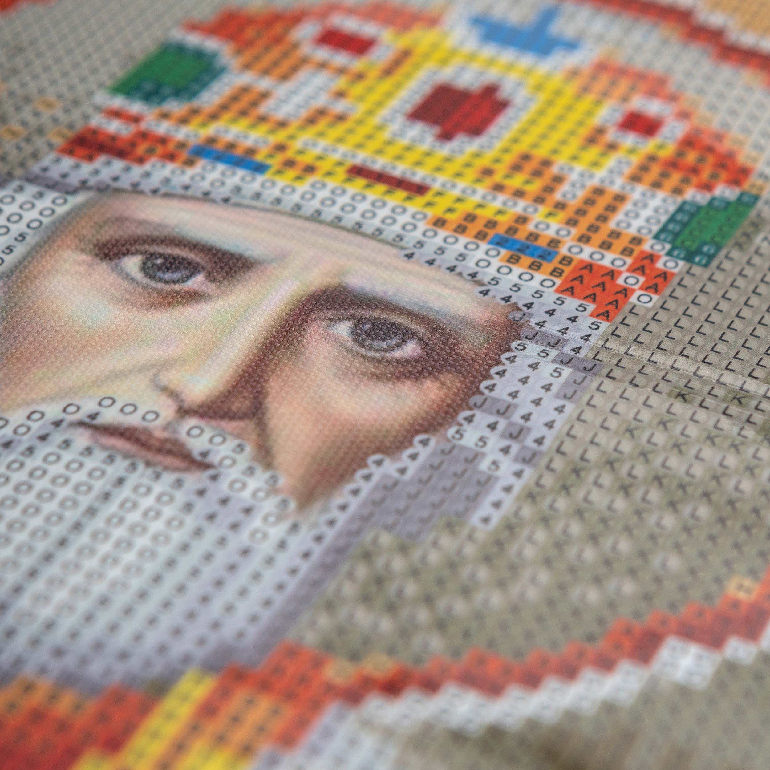 Diamant Mosaik Ikone Saint Nicholas