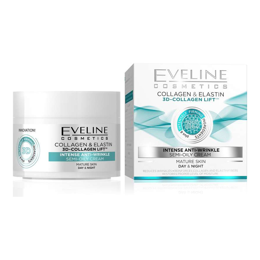Eveline - "3D Collagen Lift" Gesichtscreme, 50 ml