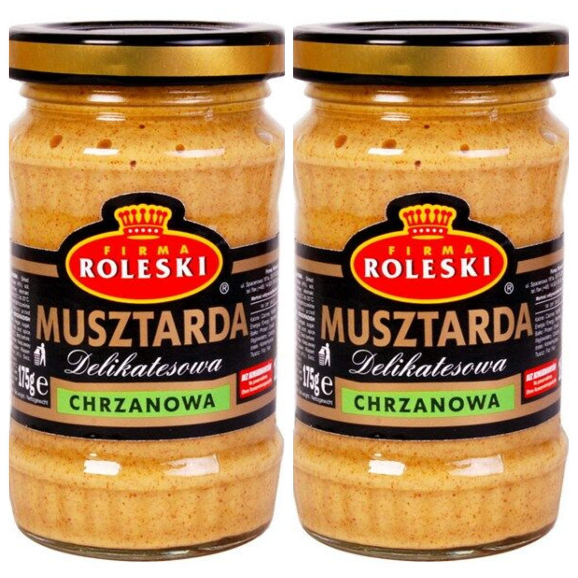SET: 2 x Mustard with horseradish ‘Roleski’, 175 g