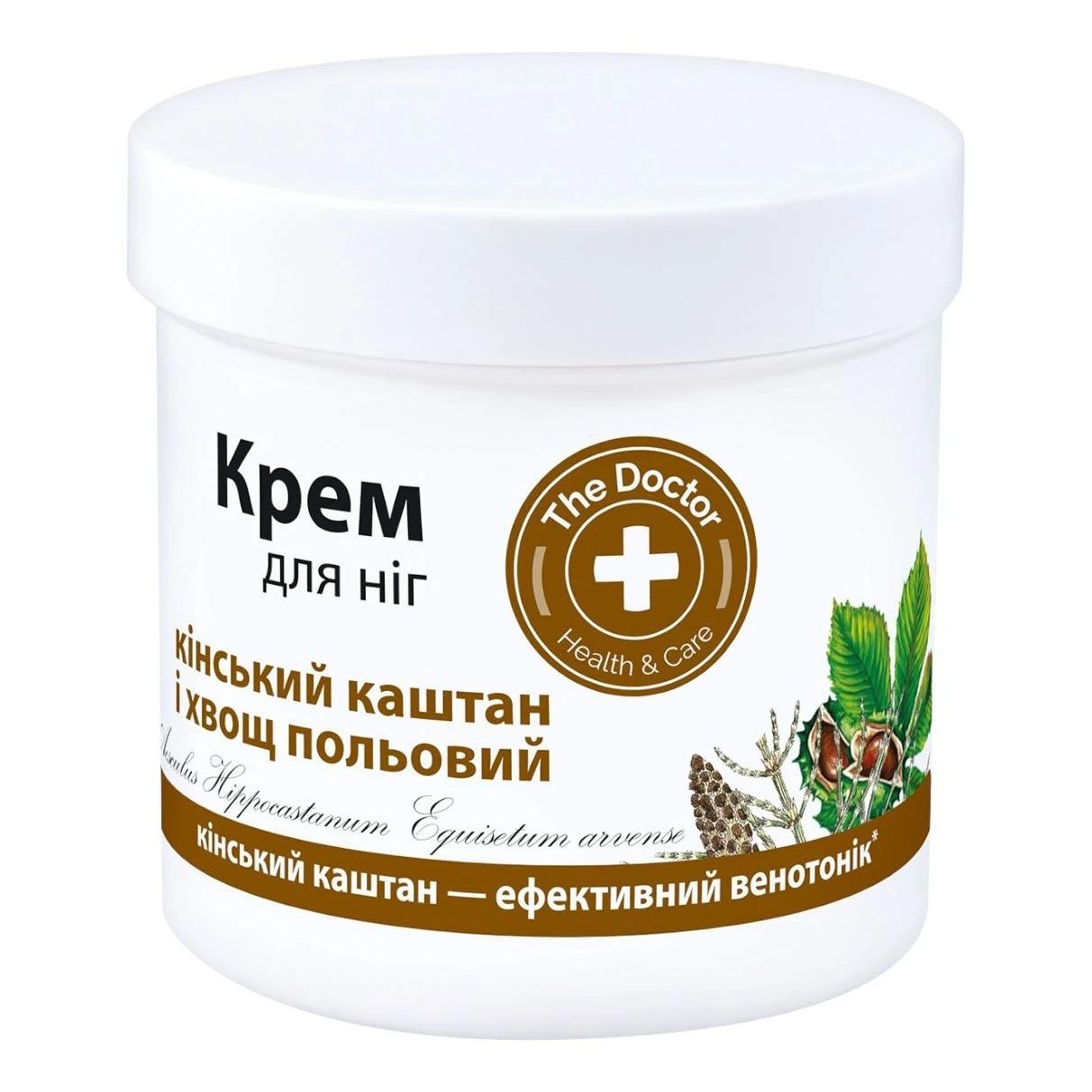 Крем для ног «Конский каштан и хвощ полевой» Домашний доктор, 250 мл