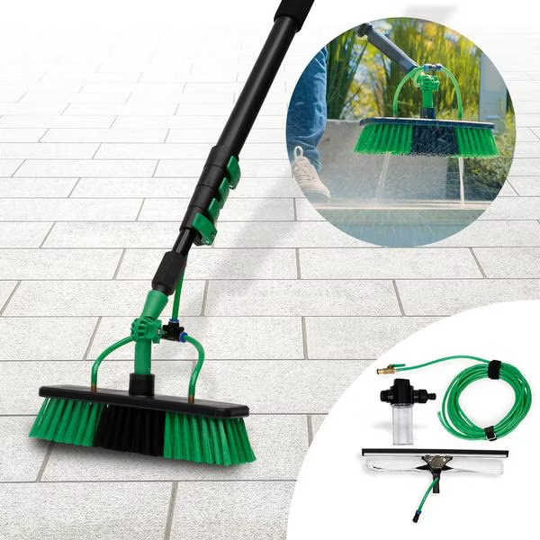 Hammersmith AquaClean Deluxe - телескопическая водяная щётка 2-в-1 с аксессуарами