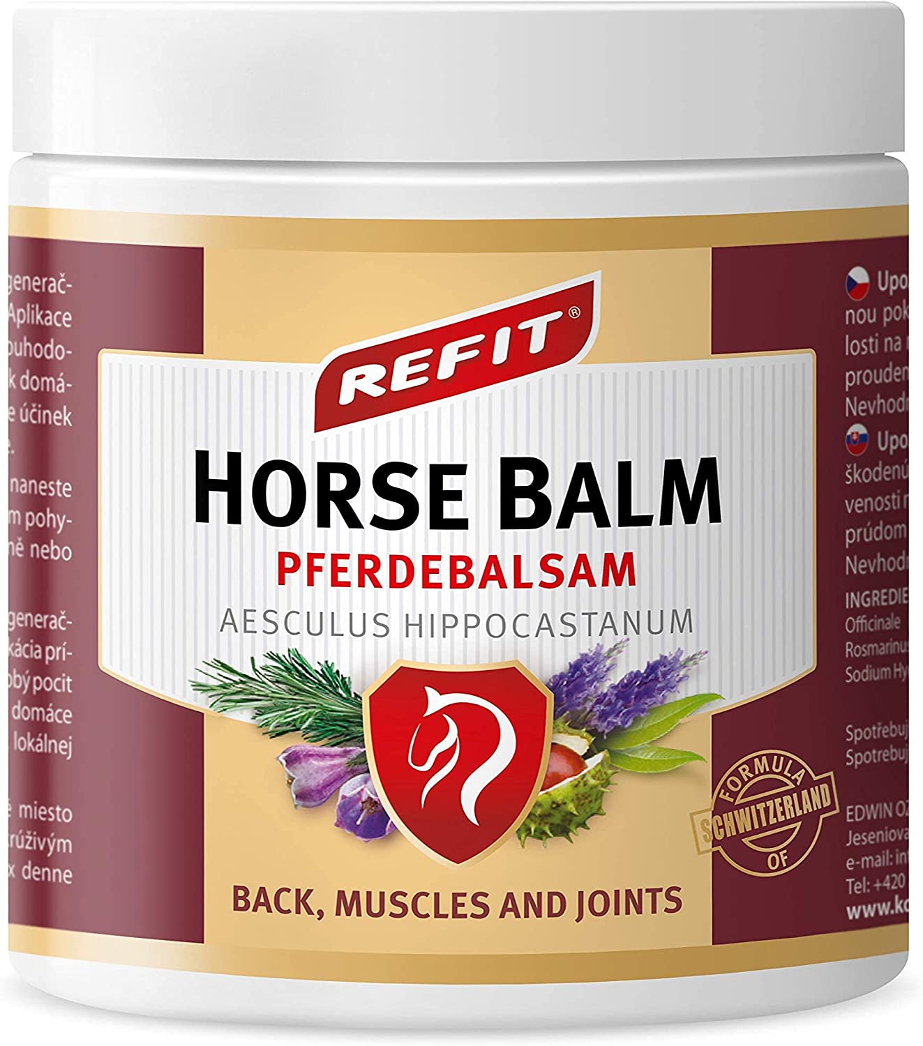 REFIT Horse Balm 230 ml Extra Strong Pain Gel Instant Effect