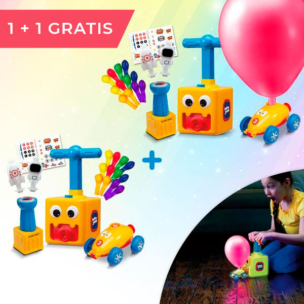 Balloon Zoom 1+1 ballonbetriebenes Spielzeugset inkl. zahlreichem Zubehör