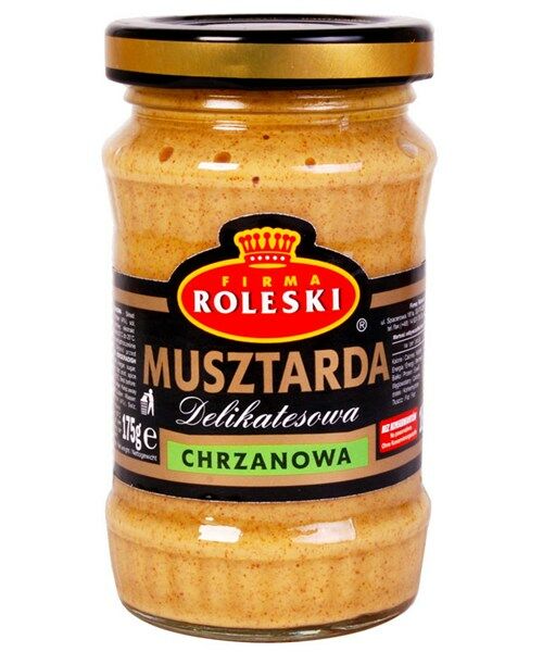 Mustard with horseradish ‘Roleski’, 175 g