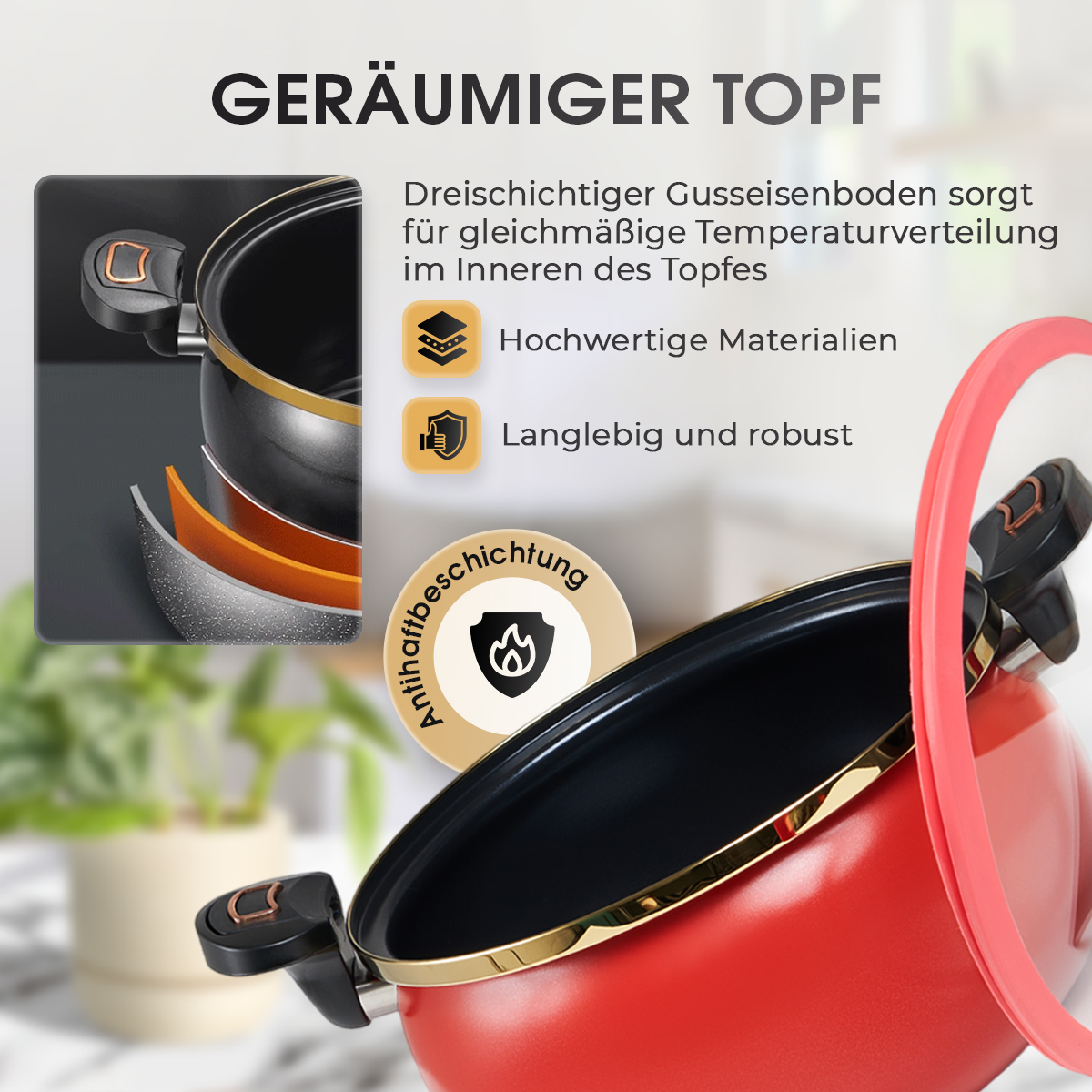 Der Chef Cooking Schnellkochtopf