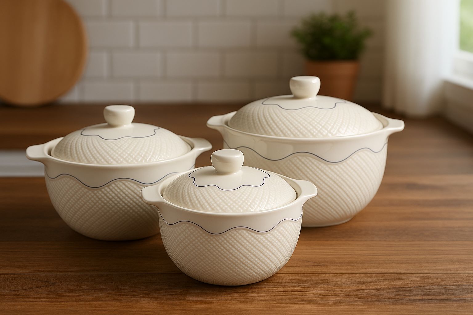 Набор керамических супниц (3 шт.) «Ариадна»