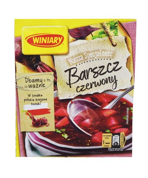 Konzentrierte Suppe Borschtsch Rot „Winiary“, 49g