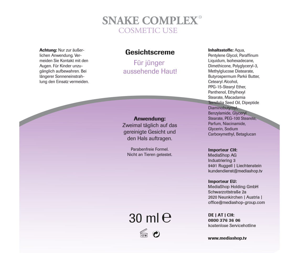 Snake Complex - Anti-Aging Creme Doppelpack