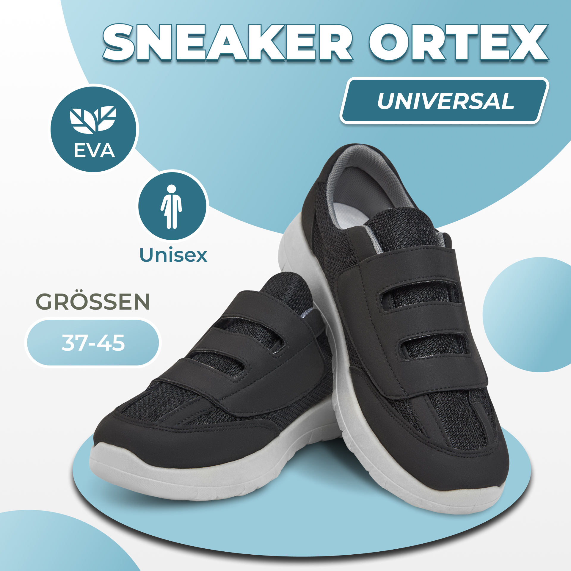 Universal-Klettverschluss-Turnschuhe "Ortex"