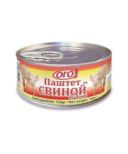 Паштет со свиной печенью "ОГО!",150г