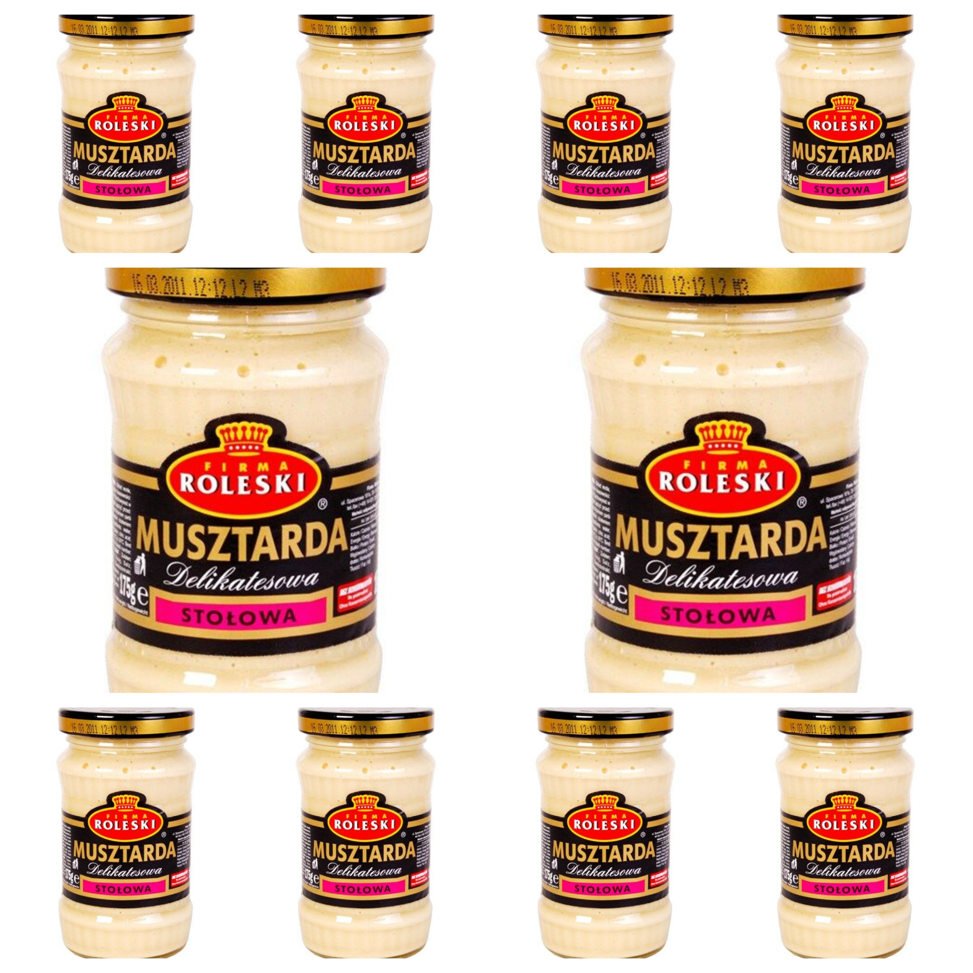 СЕТ: 10 x Горчица Столовая "Roleski", 175 г