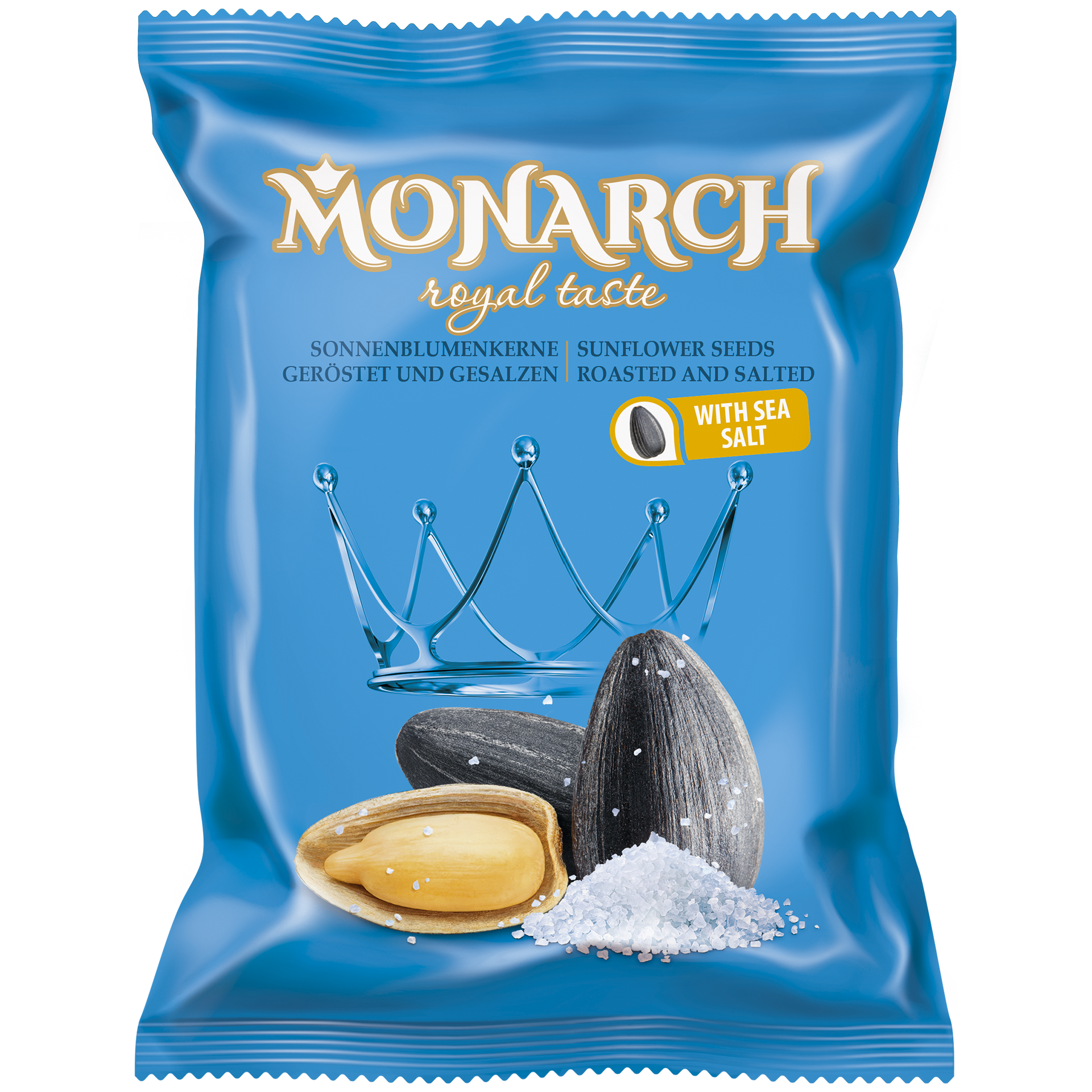 Monarch™ Sonnenblumenkerne — geröstet, schwarz