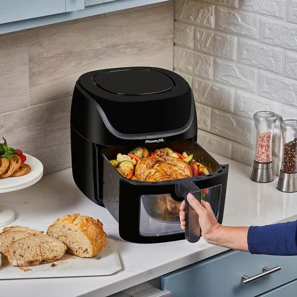 Аэрогриль/фритюрница с прозрачным окошком PowerXL Vortex PRO AirFryer 7в1