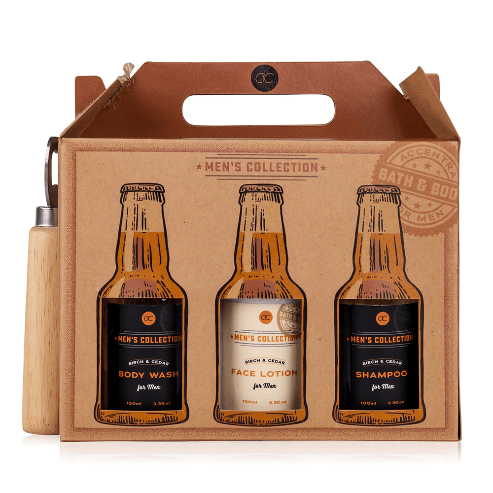 Set „MEN'S COLLECTION“ in einer Geschenkbox mit Bieröffner