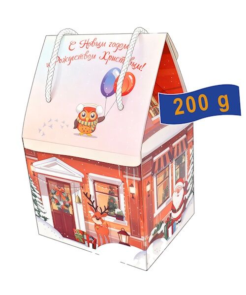 Новогодний подарок "Сказочный домик", 200 г