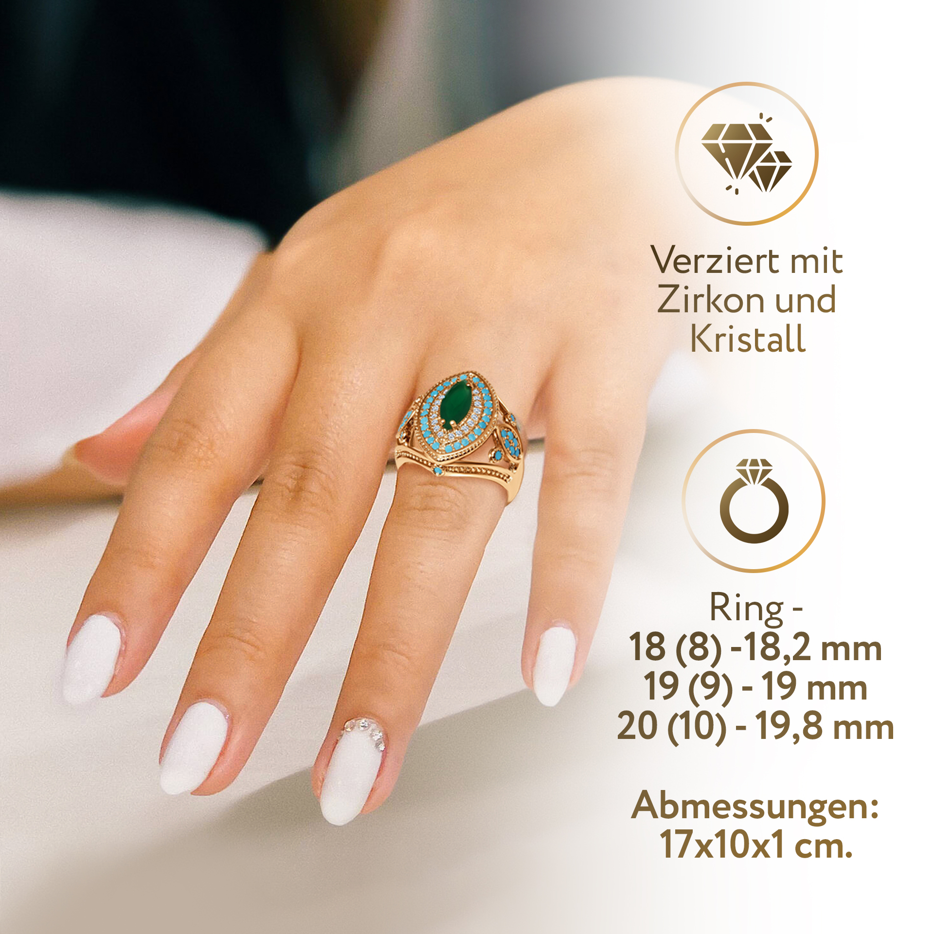 Schmuckset „Hürrem Sultan“ mit Ring