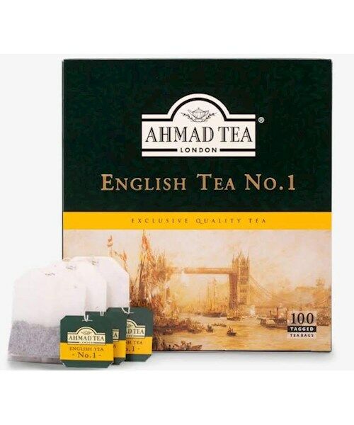 Чай английский черный N1 "Ahmad Tea", 100пак.х2г