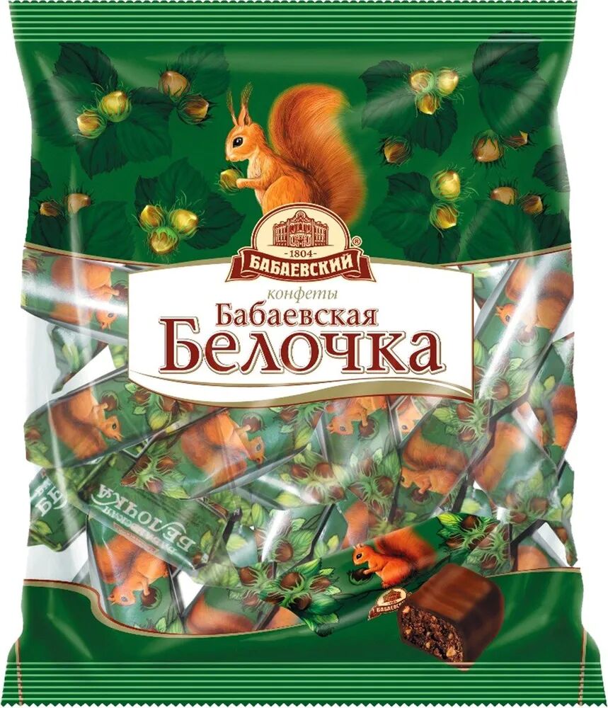 Конфеты Белочка, БАБАЕВСКИЙ, 200г