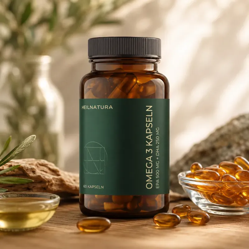 Omega 3 Fischöl Kapseln EPA 500 mg + DHA 250 mg