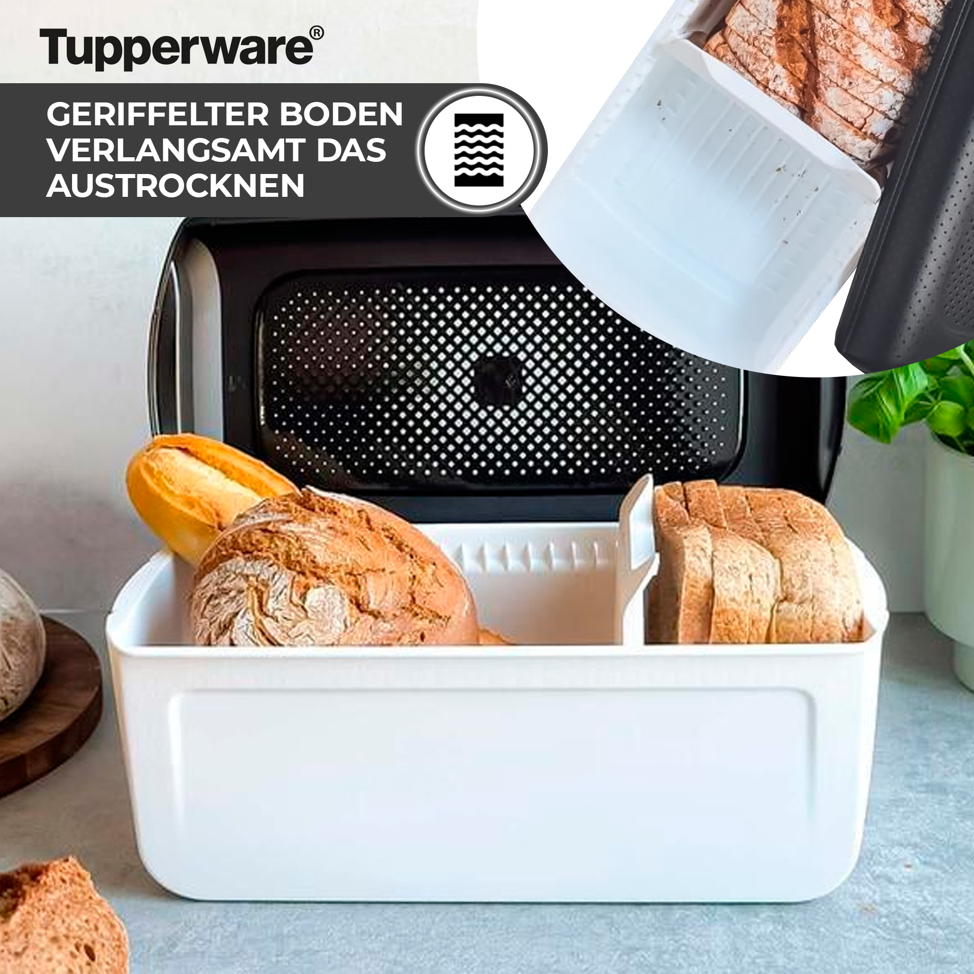 Умный контейнер для хлеба Tupperware BreadSmart (Маленький)