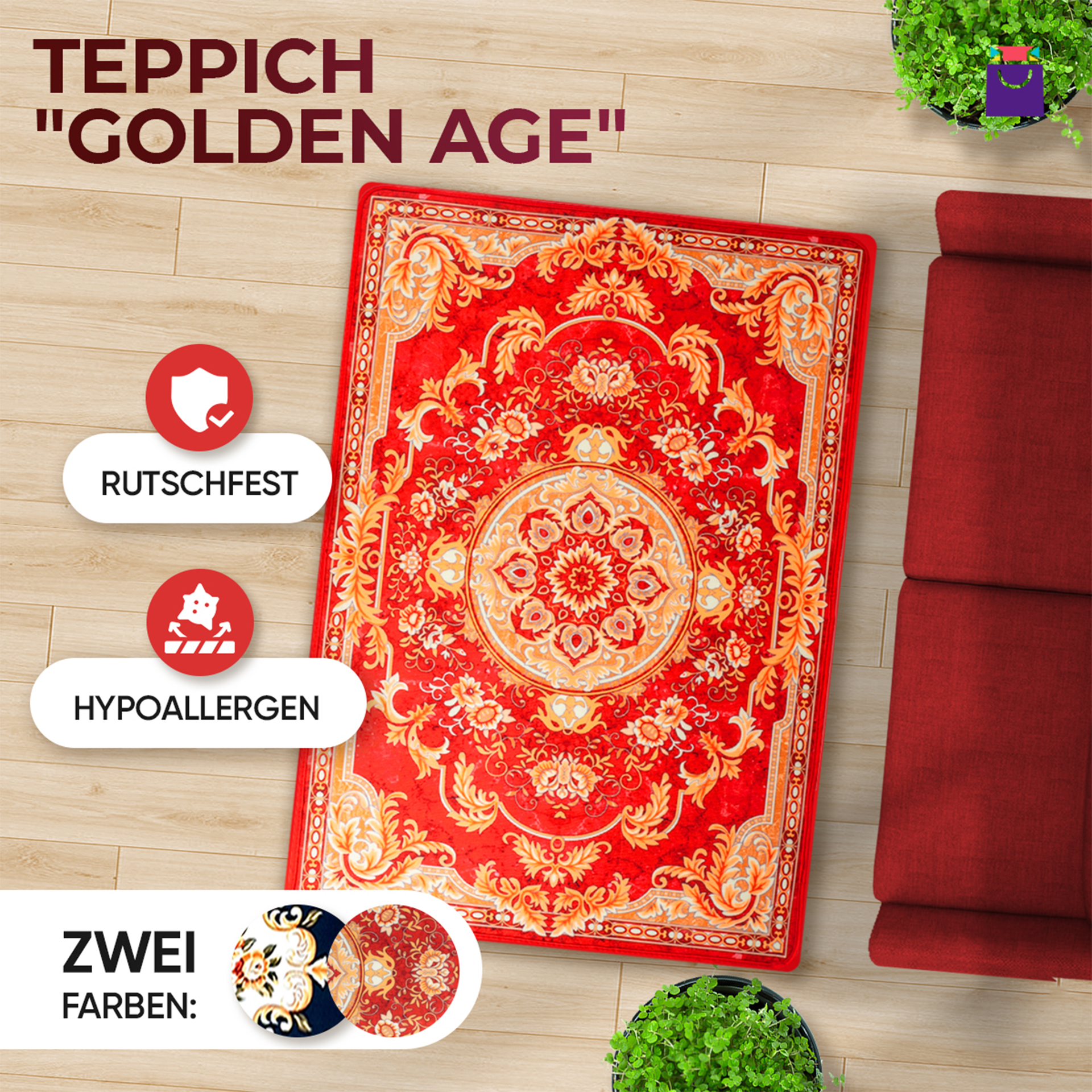 Teppich "Golden Age"