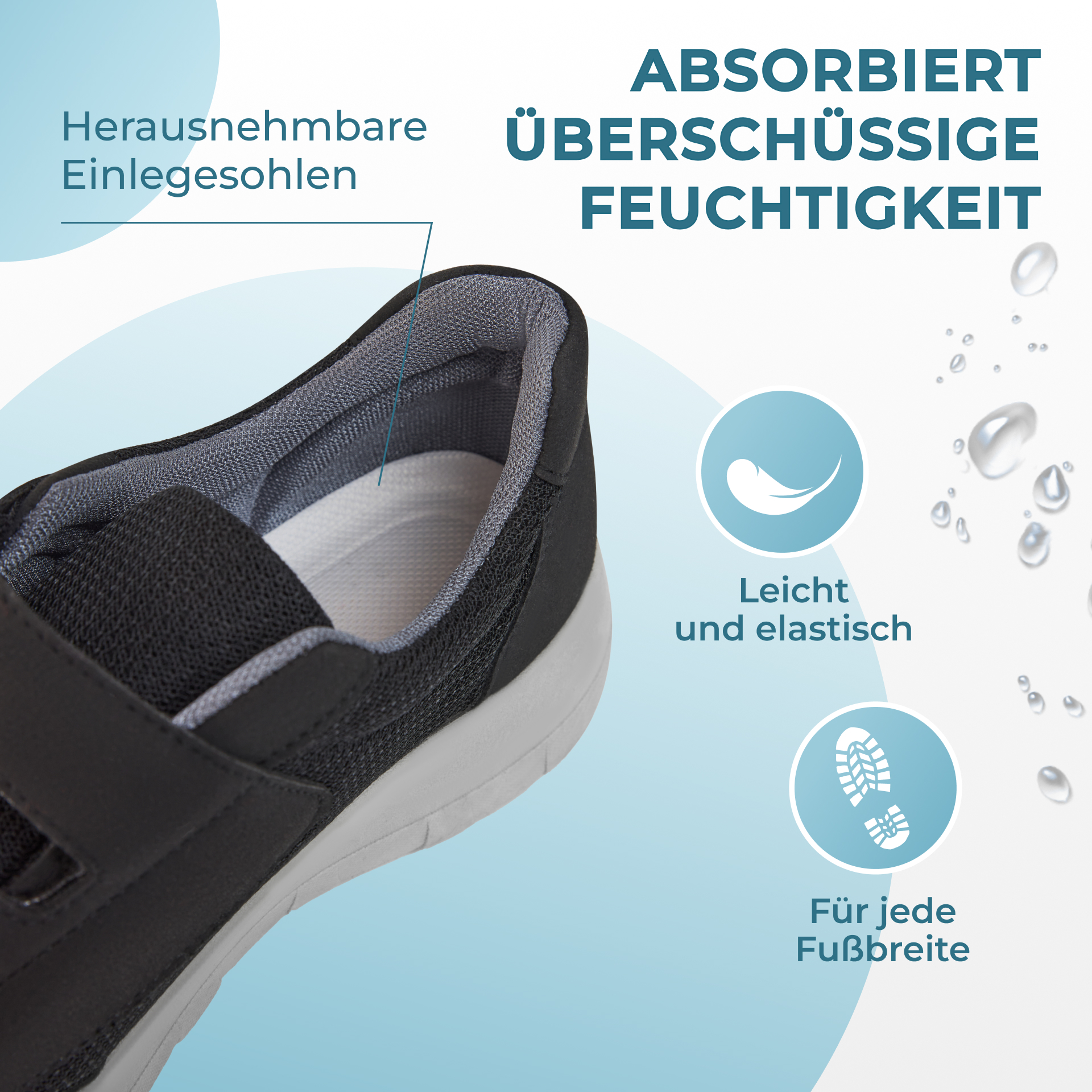 Universal-Klettverschluss-Turnschuhe "Ortex"