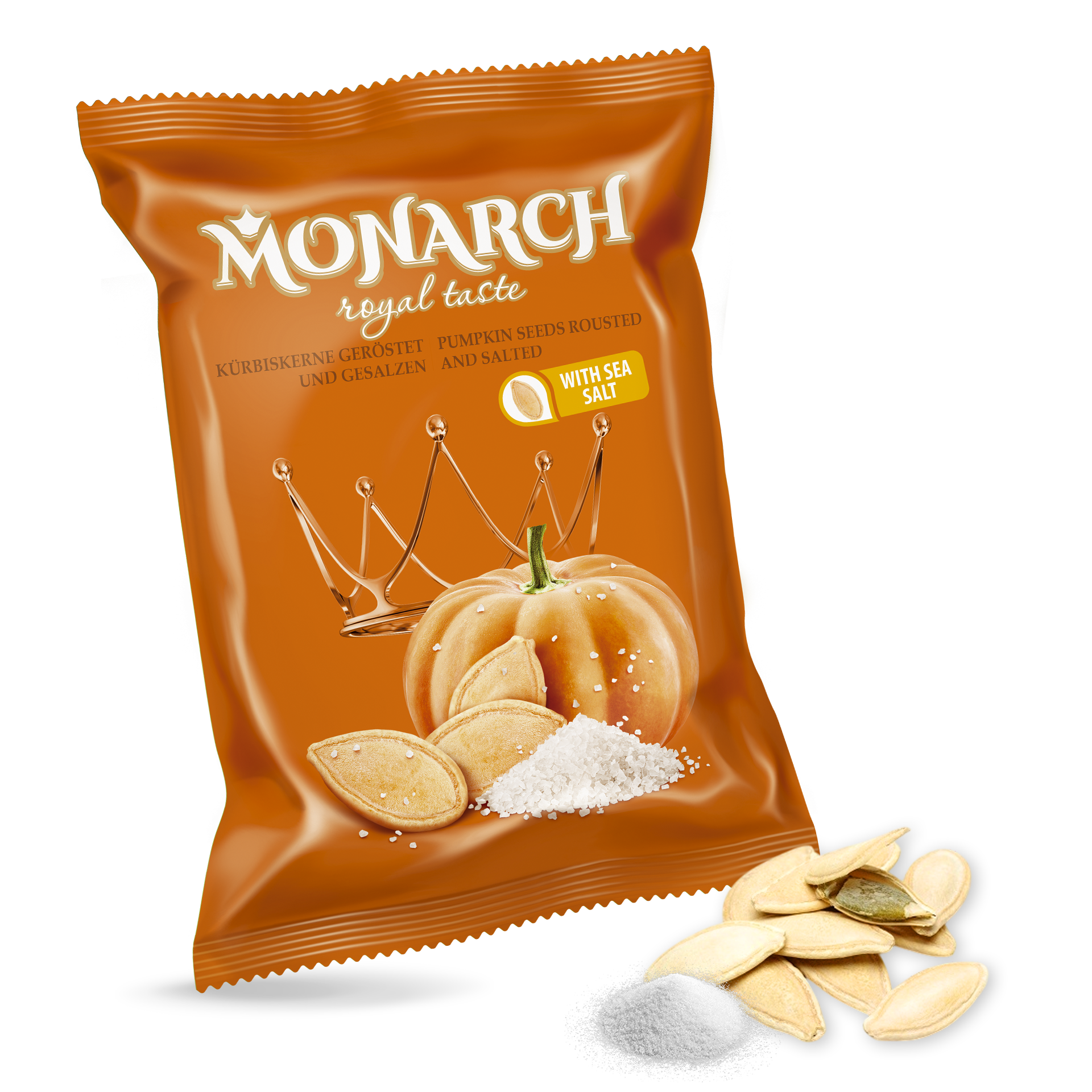 Monarch™ Kürbiskerne XXL 12+ groß, geröstet, gesalzen