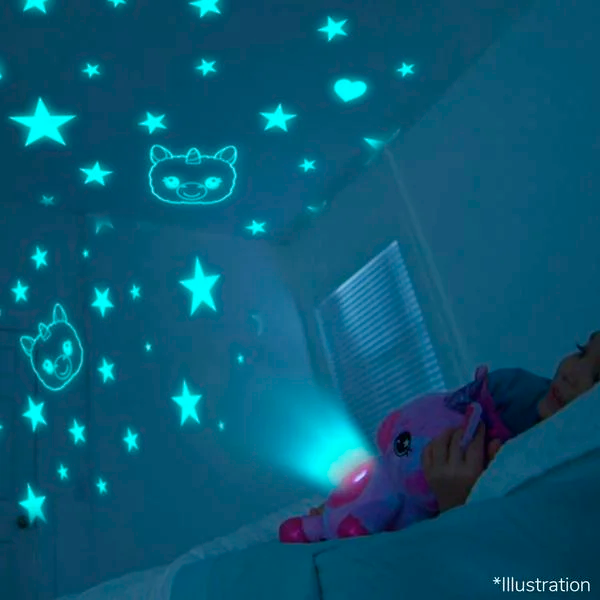 Star Belly Dream Lites Nachtlicht-Plüschtier, Knuddeliger Welpe